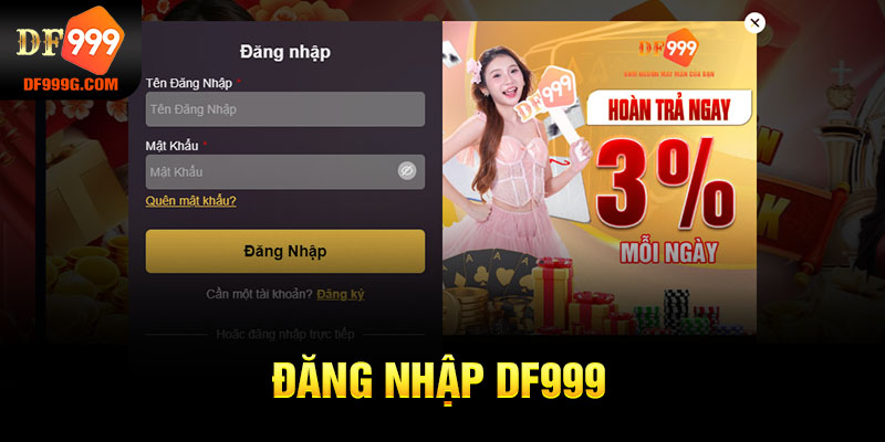 đăng nhập DF999