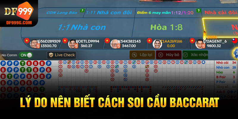 Lý do nên biết cách soi cầu Baccarat